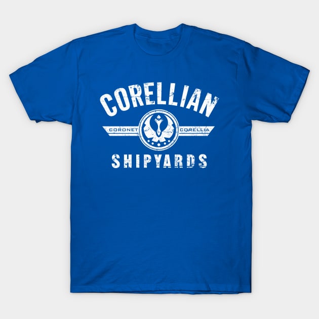 Corellian Shipyards T-Shirt by MindsparkCreative